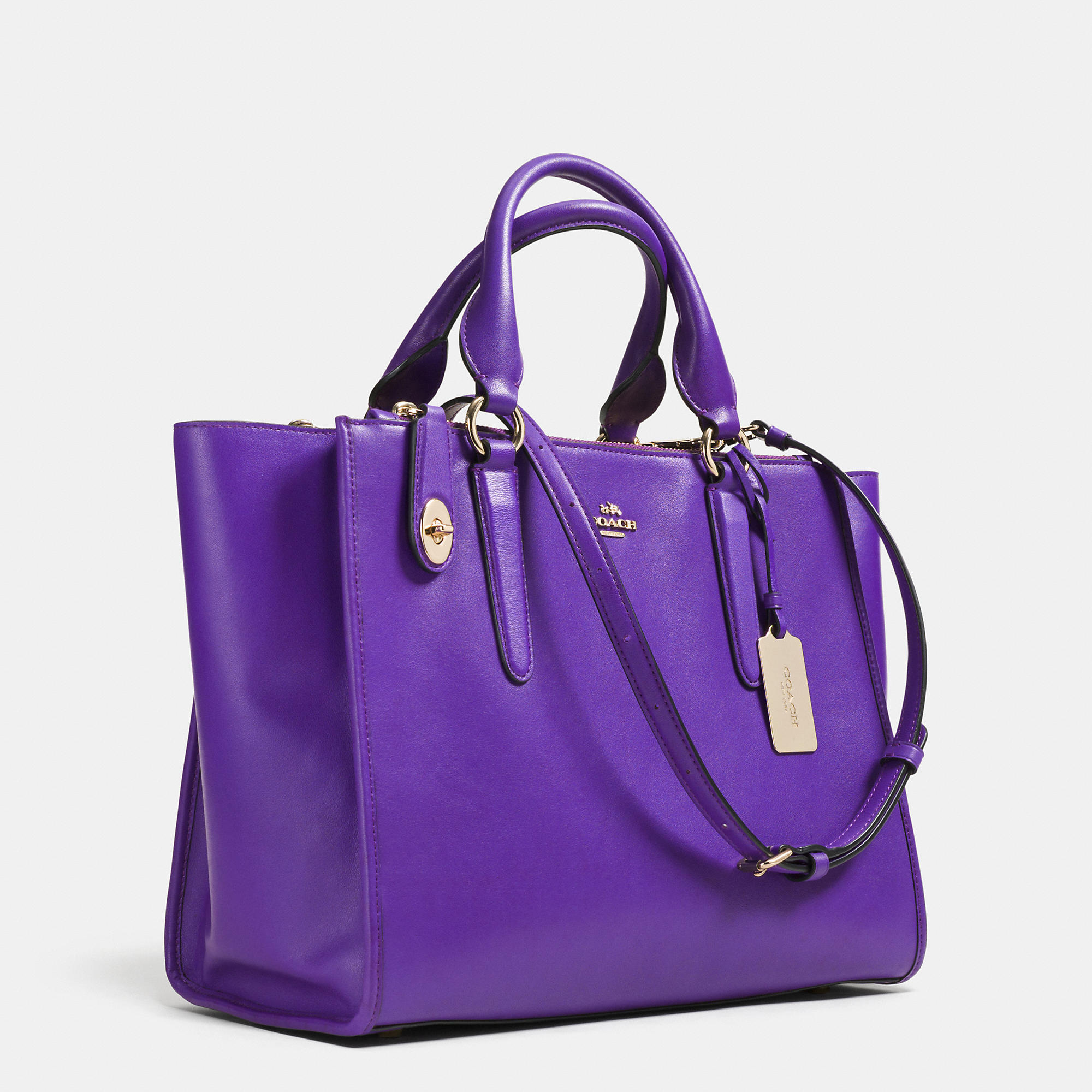 Fashion Women Real Coach Crosby Carryall In Leather | Women